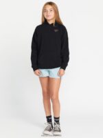 Z0ZR081336 Black Girls Truly Stoked Boyfriend Hoodie Volcom Clothing - Image 14