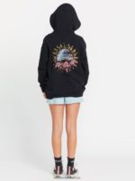 Z0ZR081336 Black Girls Truly Stoked Boyfriend Hoodie Volcom Clothing - Image 3
