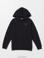 Z0ZR081336 Black Girls Truly Stoked Boyfriend Hoodie Volcom Clothing - Image 5