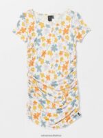 Z0ZR081340 Multi Girls Bust A Groove Dress Volcom Clothing - Image 13