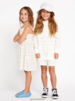 Z0ZR081342 Star White Girls Stickerbook Dress Volcom Clothing - Image 15