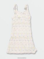 Z0ZR081342 Star White Girls Stickerbook Dress Volcom Clothing - Image 6