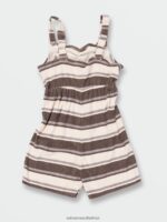 Z0ZR081343 Slate Grey Girls Towely Time Romper Volcom Clothing - Image 10