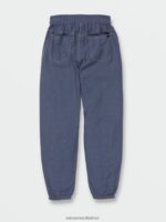 Z0ZR081348 Flight Blue Girls Sunday Strut Pants Volcom Clothing - Image 2