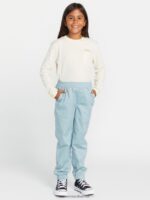Z0ZR081350 Smokey Blue Girls Frochickie Jogger Pants Volcom Clothing - Image 12