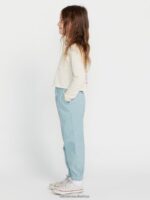 Z0ZR081350 Smokey Blue Girls Frochickie Jogger Pants Volcom Clothing - Image 9