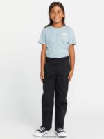 Z0ZR081351 Black Girls Whawhat Chino Pants Volcom Clothing - Image 11