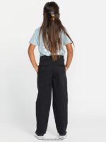 Z0ZR081351 Black Girls Whawhat Chino Pants Volcom Clothing - Image 3
