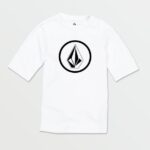 Z0ZR081359 White Kids Lido Solid Short Sleeve Tee Volcom Surf