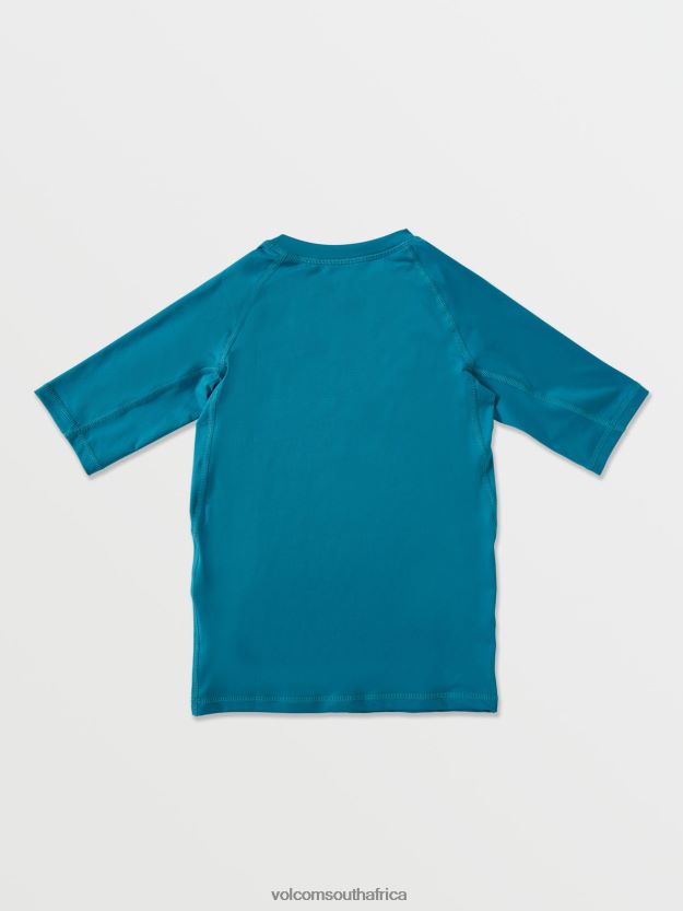 Z0ZR081360 Barrier Reef Kids Lido Solid Short Sleeve Shirt Volcom Surf - Image 2