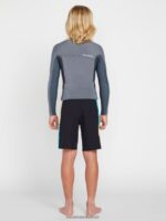 Z0ZR081363 Charcoal Kids Modulator 2mm Long Sleeve Wetsuit Jacket Volcom Surf - Image 5
