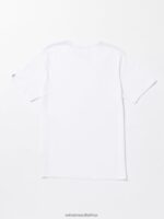 Z0ZR0814 White Men Solid Short Sleeve Tee Volcom Clothing - Image 2