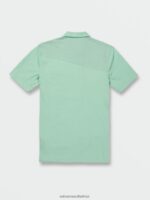 Z0ZR08150 Ice Men Wowzer Polo Short Sleeve Shirt Volcom Clothing - Image 3