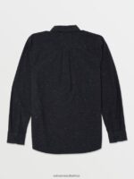 Z0ZR08162 Black Men Date Knight Long Sleeve Shirt Volcom Clothing - Image 3