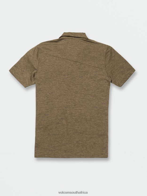 Z0ZR08168 Old Mill Men Hazard Pro Polo Short Sleeve Shirt Volcom Clothing - Image 3
