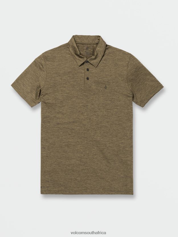 Z0ZR08168 Old Mill Men Hazard Pro Polo Short Sleeve Shirt Volcom Clothing - Image 1