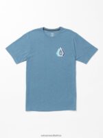 Z0ZR0816 Indigo Ridge Heather Men Linkfill Short Sleeve Tee Volcom Clothing