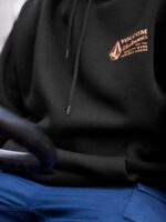 Z0ZR08178 Black Men Workwear Pullover Hoodie Volcom Clothing - Image 12