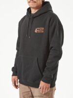 Z0ZR08178 Black Men Workwear Pullover Hoodie Volcom Clothing - Image 3