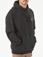 Z0ZR08178 Black Men Workwear Pullover Hoodie Volcom Clothing - Image 5
