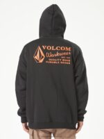 Z0ZR08178 Black Men Workwear Pullover Hoodie Volcom Clothing - Image 6