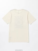 Z0ZR0817 Off White Heather Men Vexer Short Sleeve Tee Volcom Clothing - Image 3