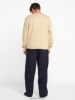Z0ZR08180 Almond Men Produce Crew Sweatshirt Volcom Clothing - Image 2