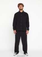 Z0ZR08183 Black Men Surf Vitals Jack Robinson Fleece Volcom Clothing - Image 11