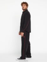 Z0ZR08183 Black Men Surf Vitals Jack Robinson Fleece Volcom Clothing - Image 14