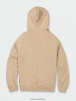 Z0ZR08186 Almond Men Iconic Stone Pullover Sweatshirt Volcom Clothing - Image 2