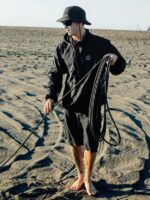 Z0ZR08188 Black Men Surf Vitals Balaram Stack Jacket Volcom Clothing - Image 2