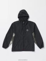 Z0ZR08188 Black Men Surf Vitals Balaram Stack Jacket Volcom Clothing - Image 8