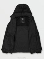 Z0ZR08195 Black Men Surf Vitals Jack Robinson Jacket Volcom Clothing - Image 11