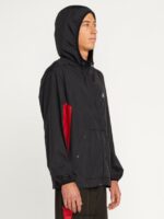 Z0ZR08195 Black Men Surf Vitals Jack Robinson Jacket Volcom Clothing - Image 4