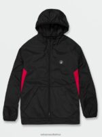 Z0ZR08195 Black Men Surf Vitals Jack Robinson Jacket Volcom Clothing - Image 7