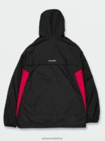 Z0ZR08195 Black Men Surf Vitals Jack Robinson Jacket Volcom Clothing - Image 9