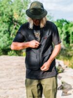 Z0ZR08196 Black Men Skate Vitals Alec Majerus Vest Volcom Clothing - Image 6
