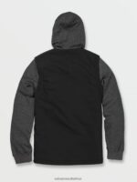 Z0ZR08197 Black Men Volblaster Jacket Volcom Clothing - Image 6