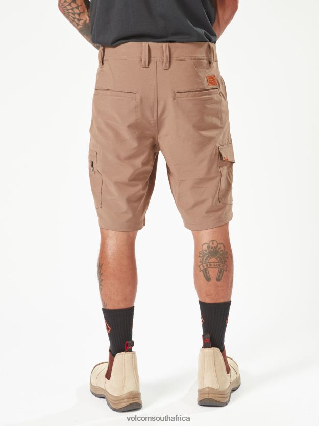 Z0ZR08204 Brindle Men Workwear Slab Hybrid Shorts Volcom Clothing - Image 5