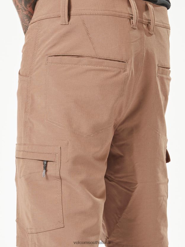 Z0ZR08204 Brindle Men Workwear Slab Hybrid Shorts Volcom Clothing - Image 9