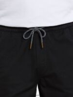 Z0ZR08213 Black Men Frickin Elastic Waist Shorts Volcom Clothing - Image 12