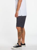 Z0ZR08215 Charcoal Men Frickin Elastic Waist Shorts Volcom Clothing - Image 11