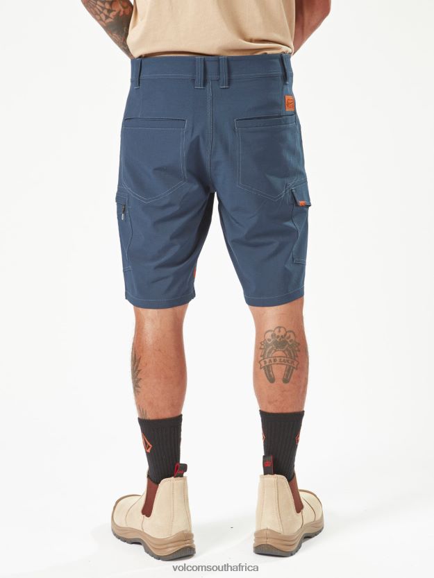 Z0ZR08221 Navy Men Workwear Slab Hybrid Shorts Volcom Clothing - Image 17