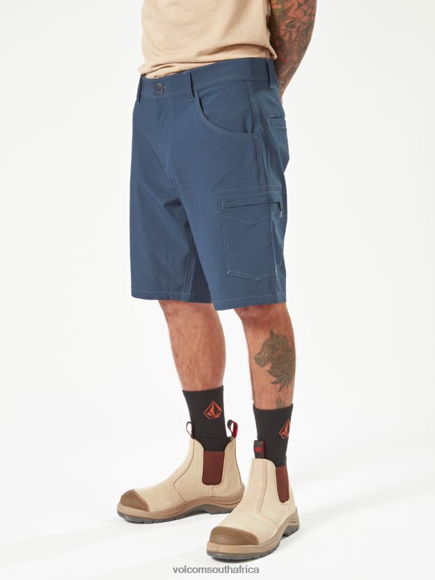 Z0ZR08221 Navy Men Workwear Slab Hybrid Shorts Volcom Clothing - Image 21