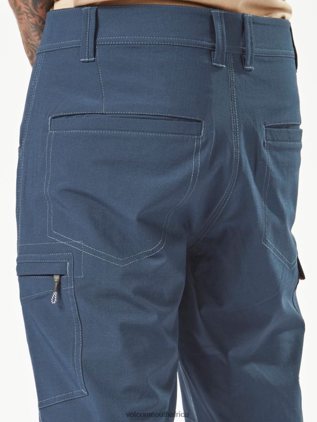 Z0ZR08221 Navy Men Workwear Slab Hybrid Shorts Volcom Clothing - Image 4