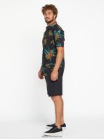Z0ZR08225 Black Men Frickin Cross Shred Shorts Volcom Clothing - Image 5