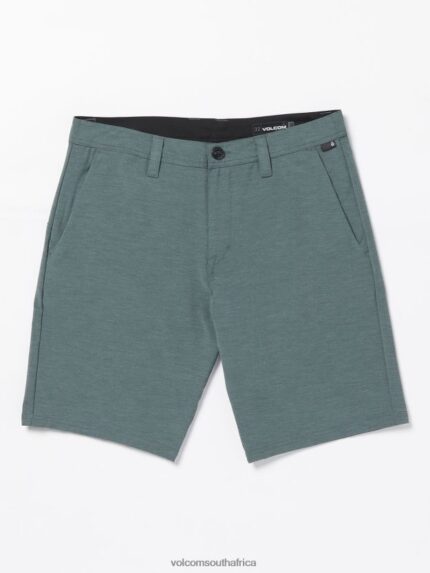 Z0ZR08230 Dark Slate Men Frickin Cross Shred Static Shorts Volcom Clothing