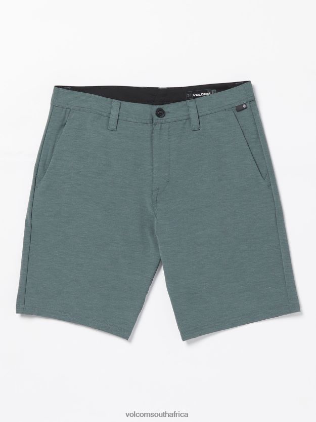 Z0ZR08230 Dark Slate Men Frickin Cross Shred Static Shorts Volcom Clothing - Image 1