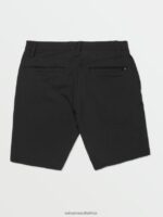 Z0ZR08231 Black Men Voltripper Hybrid Shorts Volcom Clothing - Image 3