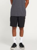 Z0ZR08231 Black Men Voltripper Hybrid Shorts Volcom Clothing - Image 4